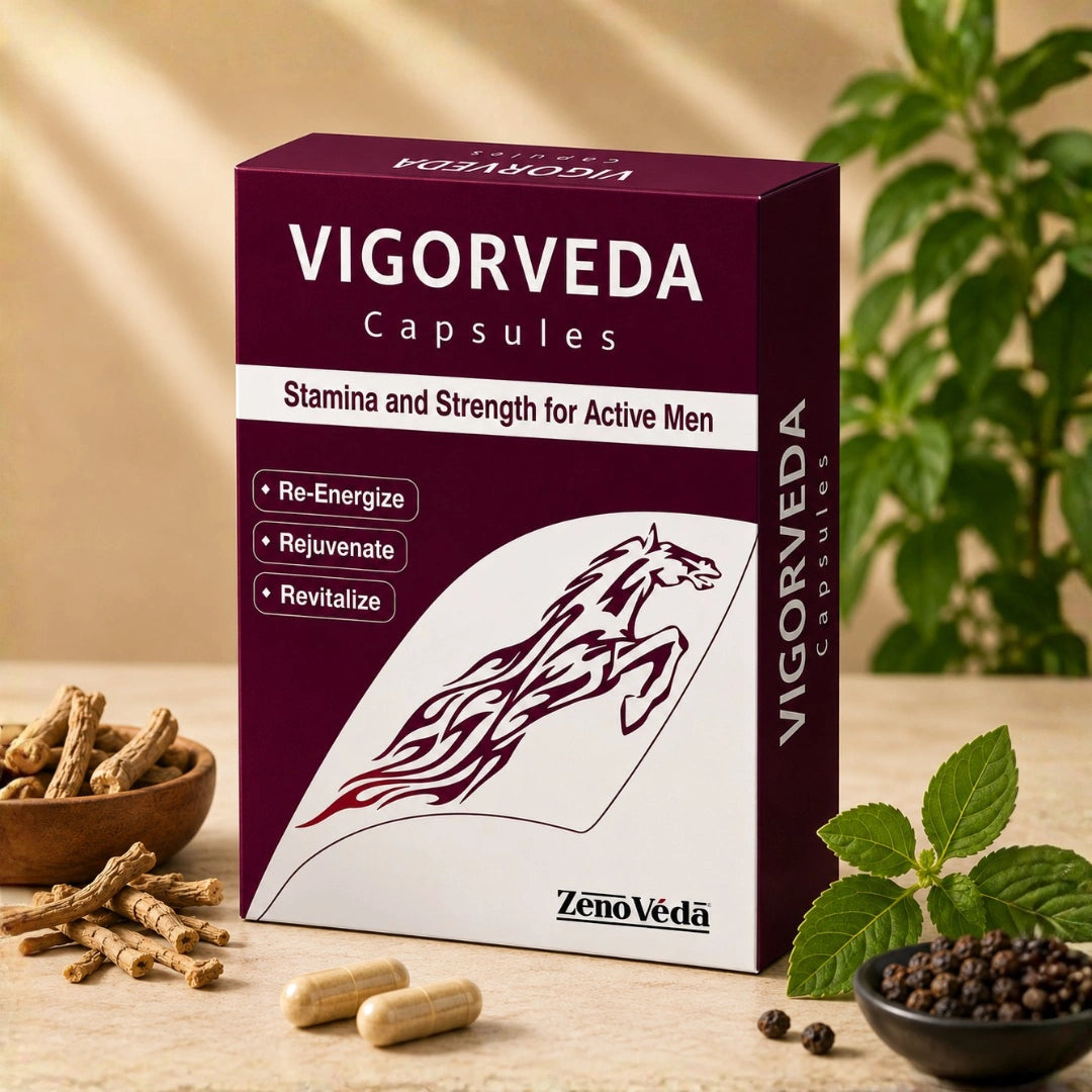 Vigorveda Capsules – Men’s Stamina & Strength Support Capsules