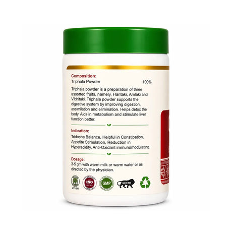 Container of Triphala Powder