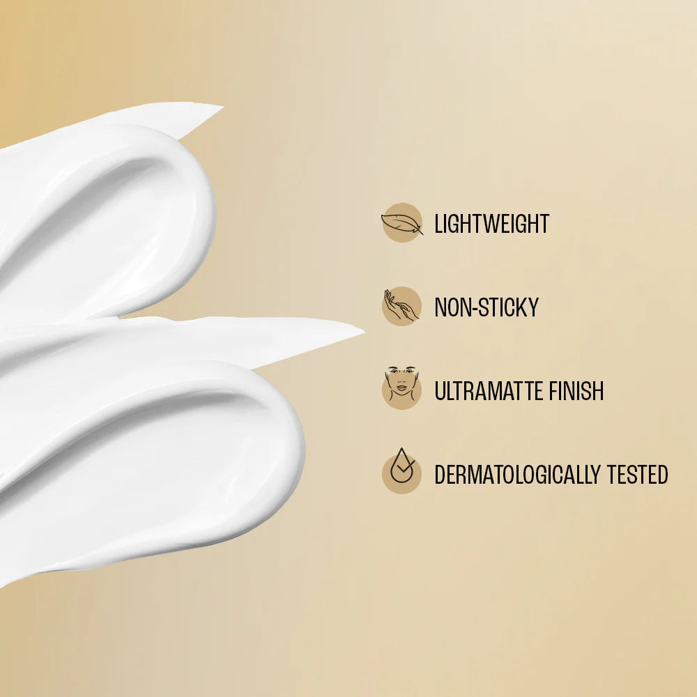 cream with text on a beige