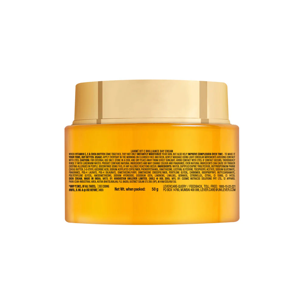 Orange jar with gold lid on a white background