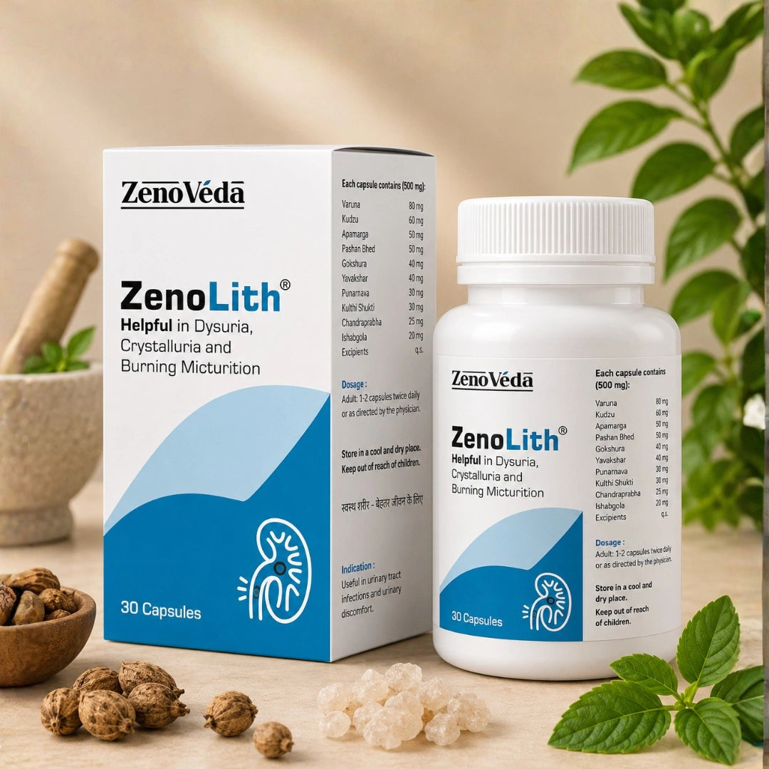 ZenoLith Capsules – Herbal Support for Dysuria, Crystalluria & Burning Micturition
