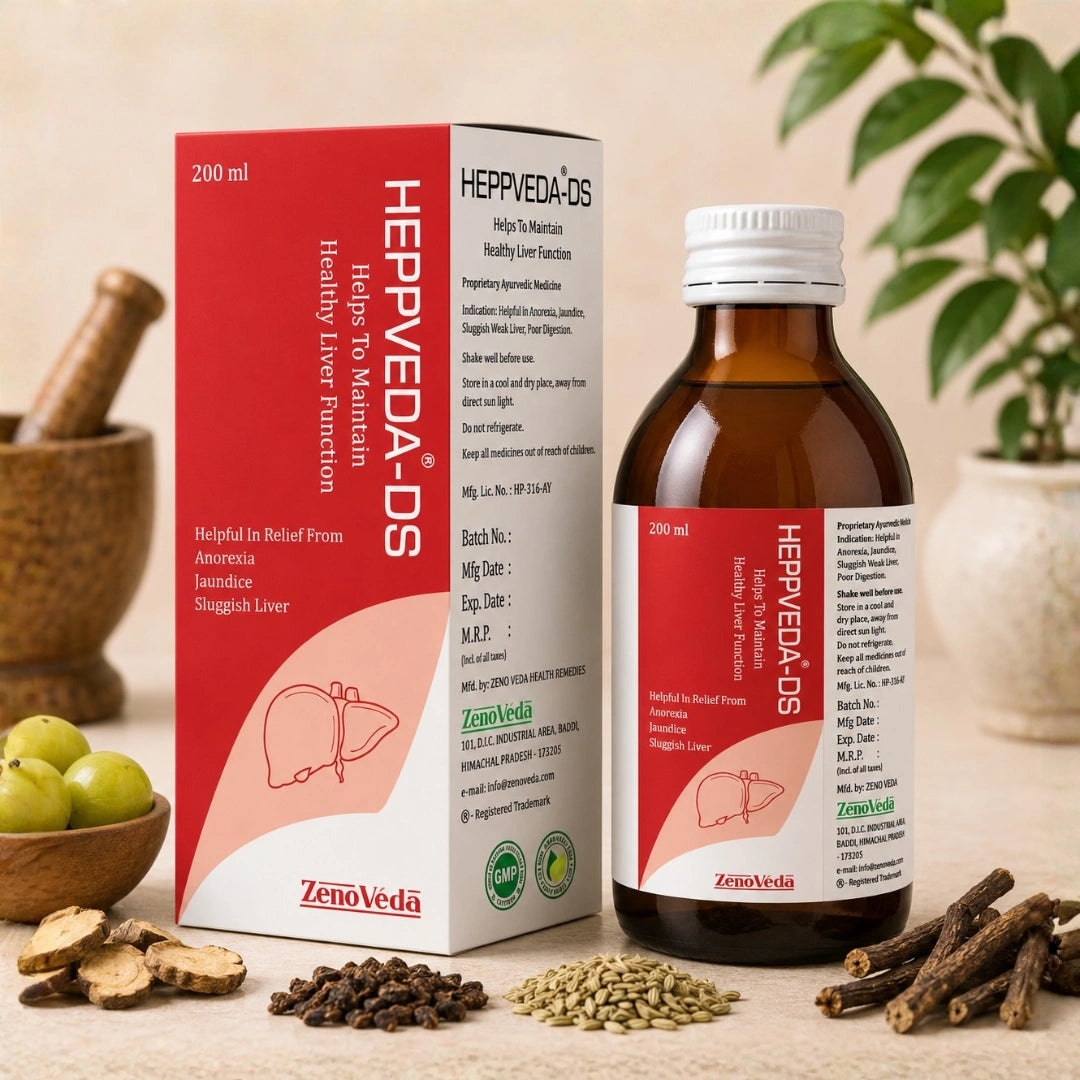 Heppveda DS Syrup – Healthy Liver Function Support