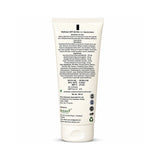 Sunscreen tube with label on a white background