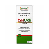 Vedraon Zymraon Syrup packaging for digestive enzyme with antacid