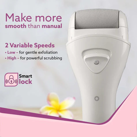 Callus Remover Rechargeable with 3 Heads | Pedicure Device for Dead Skin Removal