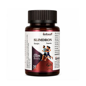 Vedraon Slimdron capsules bottle on a white background