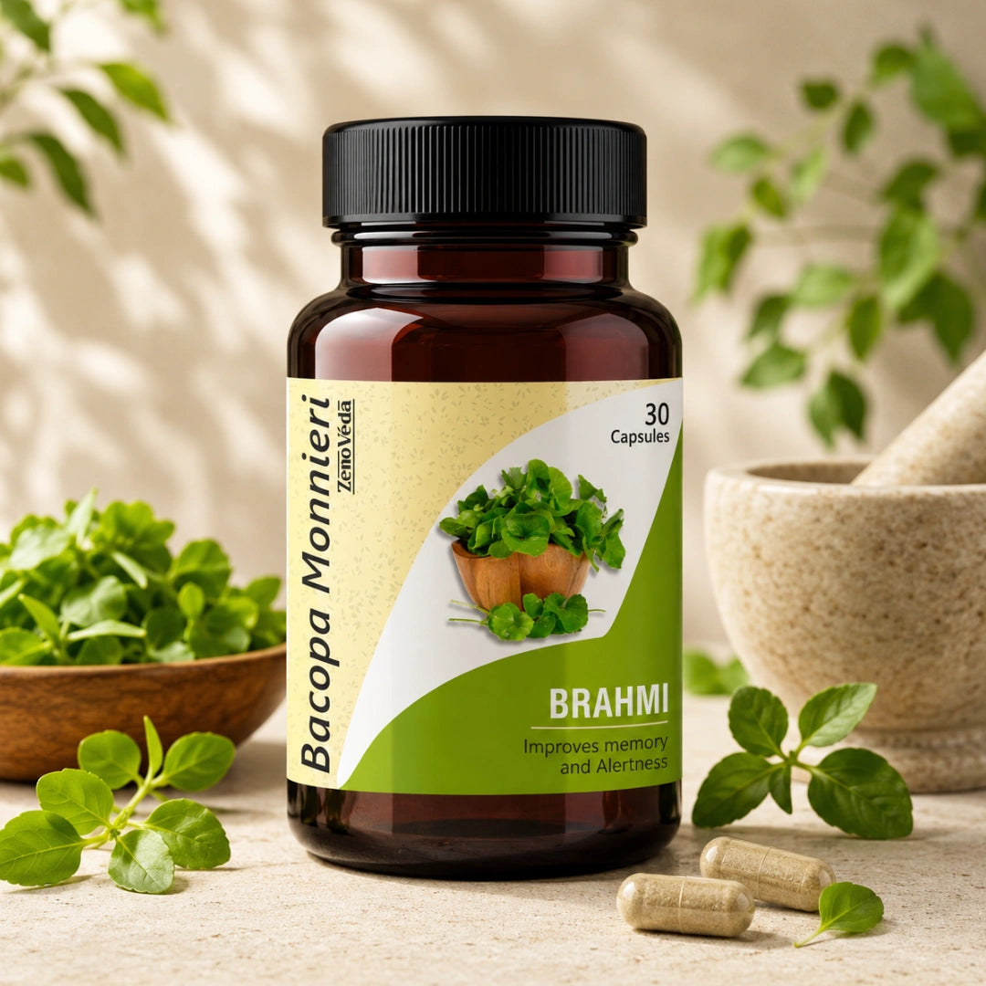 Brahmi Capsules – Ayurvedic Memory & Alertness Support