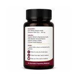Brown supplement bottle with label on a white background