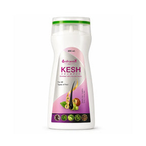 Shampoo bottle labeled 'Kesh' 