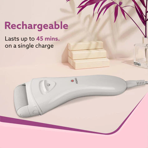 Callus Remover Rechargeable with 3 Heads | Pedicure Device for Dead Skin Removal
