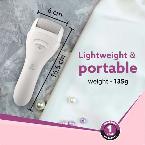 Callus Remover Rechargeable with 3 Heads | Pedicure Device for Dead Skin Removal