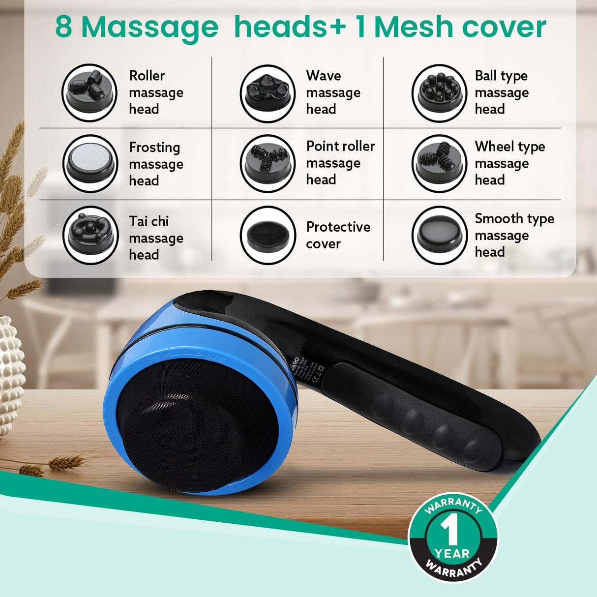 Regal Hand Massager | Handheld Full Body Massage Device