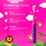 Rex Sonic Kids Tooth Brush | Rechargeable Sonic Electric Toothbrush for Kids