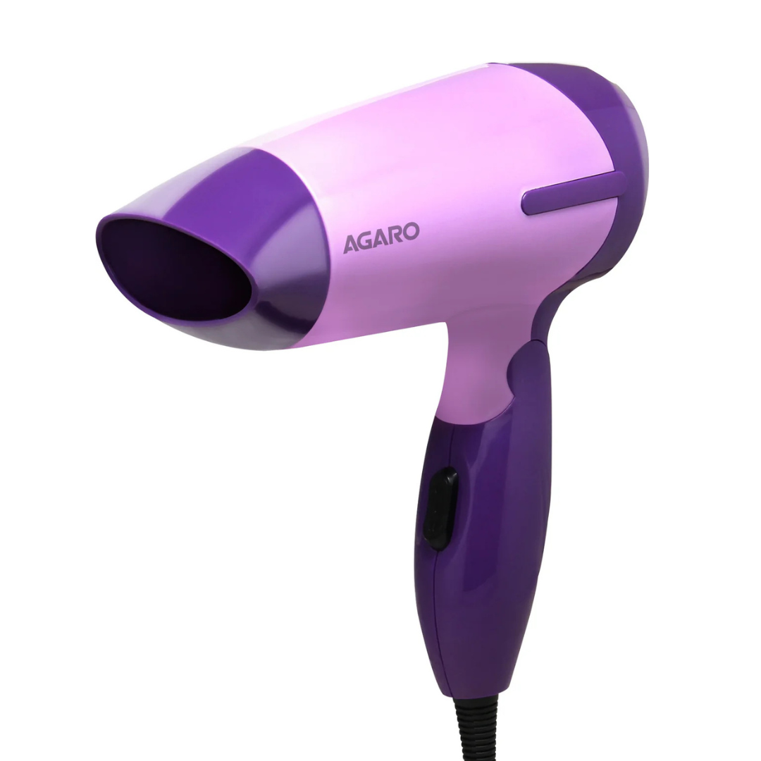 Prima Hair Dryer 1000W | Foldable Lightweight Hair Dryer for Women & Men