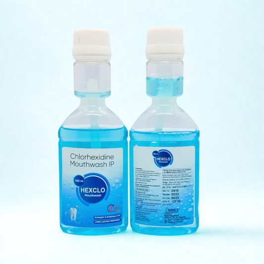 HEXCLO – Chlorhexidine Mouthwash IP (Antiseptic & Antiplaque)