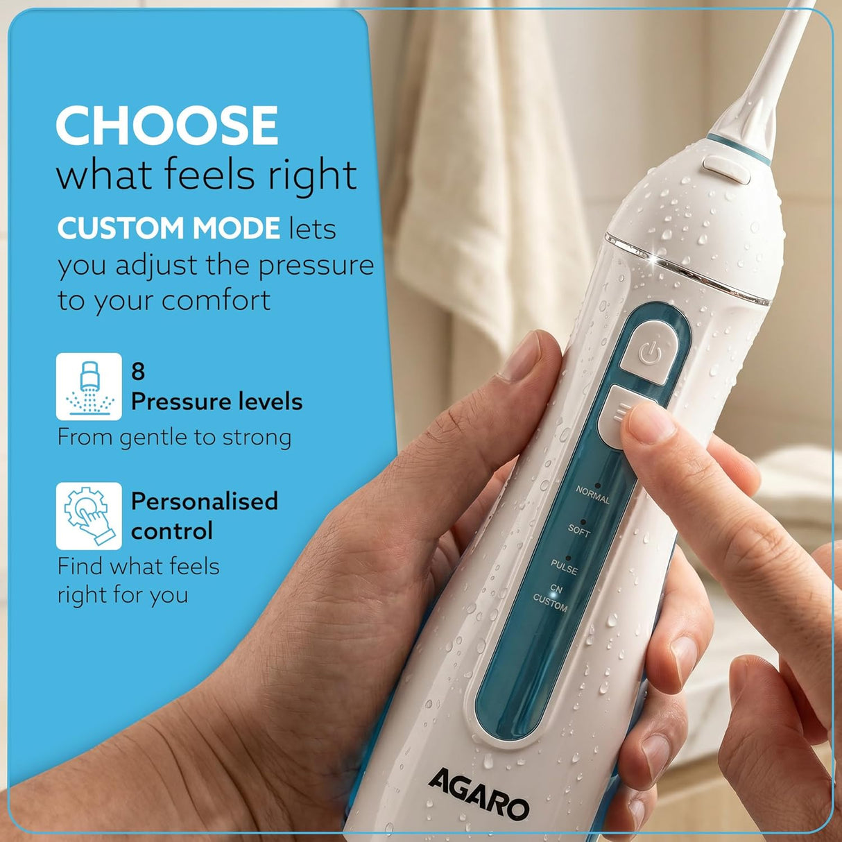 Ultra Flosser 200 White | Rechargeable Cordless Oral Irrigator