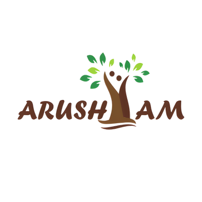 Logo of ARUSH IAM with a stylized tree and leaves on a white background