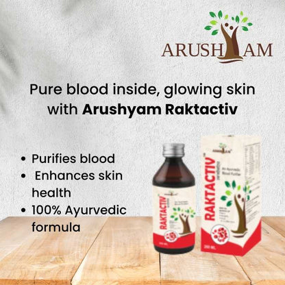 Raktactiv – Ayurvedic Blood Purifier with 12+ Herbs
