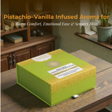 Green box with a label on