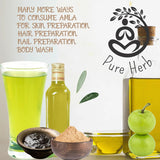 Pure Herb Organic Amla Powder – 100% Pure Indian Gooseberry for Hair, Skin Care & Immunity Support– 100g