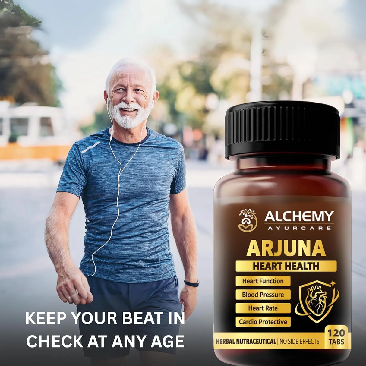 Arjuna Extract Tablets by Alchemy Ayurcare – 700mg Per Serving | Premium Heart Health Supplement | Herbal Cardiovascular Support | Terminalia Arjuna | 120 Vegan Tablets | Non-GMO