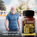 Arjuna Extract Tablets by Alchemy Ayurcare – 700mg Per Serving | Premium Heart Health Supplement | Herbal Cardiovascular Support | Terminalia Arjuna | 120 Vegan Tablets | Non-GMO