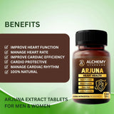 Arjuna Extract Tablets by Alchemy Ayurcare – 700mg Per Serving | Premium Heart Health Supplement | Herbal Cardiovascular Support | Terminalia Arjuna | 120 Vegan Tablets | Non-GMO