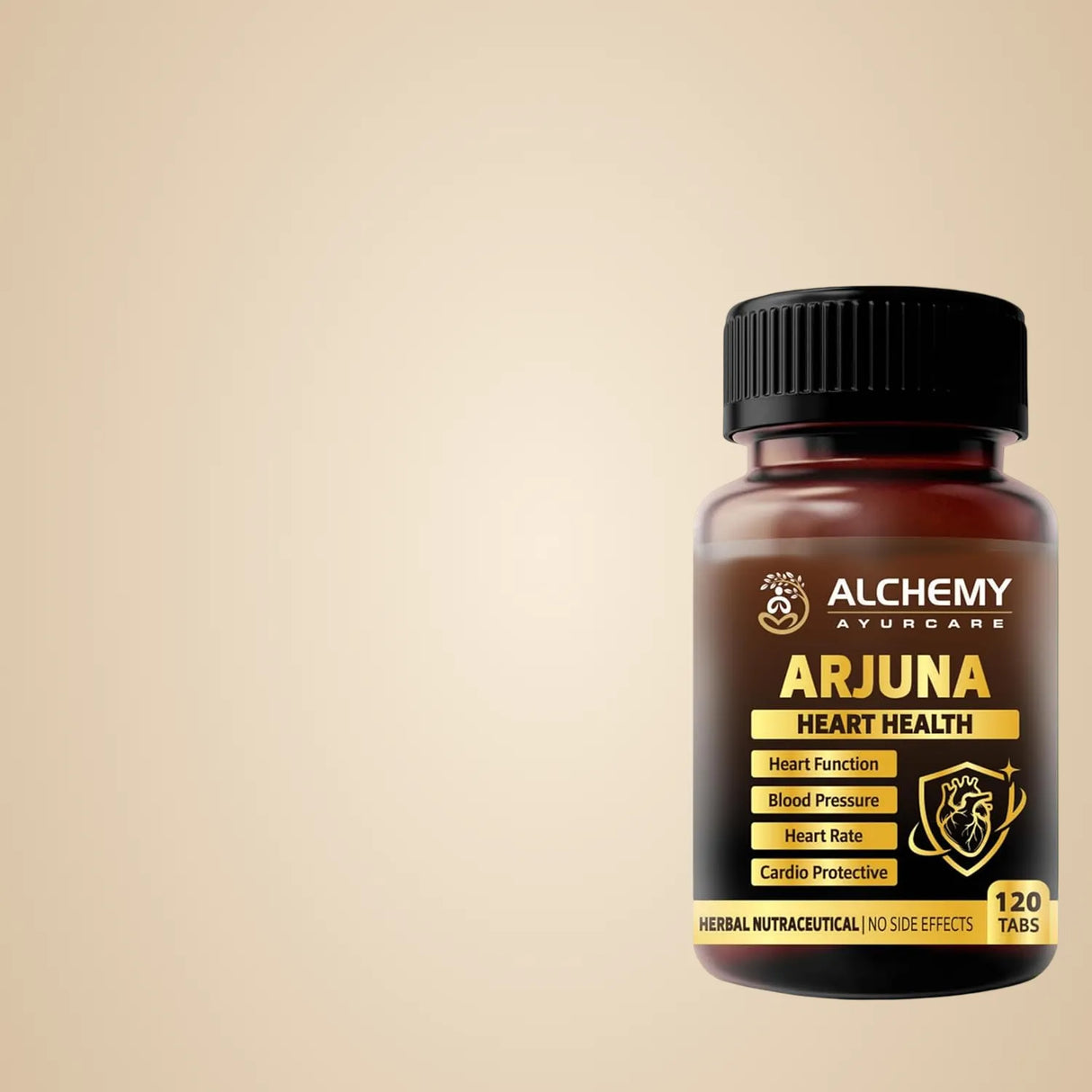Arjuna Extract Tablets by Alchemy Ayurcare – 700mg Per Serving | Premium Heart Health Supplement | Herbal Cardiovascular Support | Terminalia Arjuna | 120 Vegan Tablets | Non-GMO