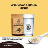 Pure Herb Premium Ashwagandha Powder with Natural Taste Booster Sachet – Withania Somnifera Root – Natural Stress Relief, Energy & Vitality Support – Ayurvedic Herbal Supplement
