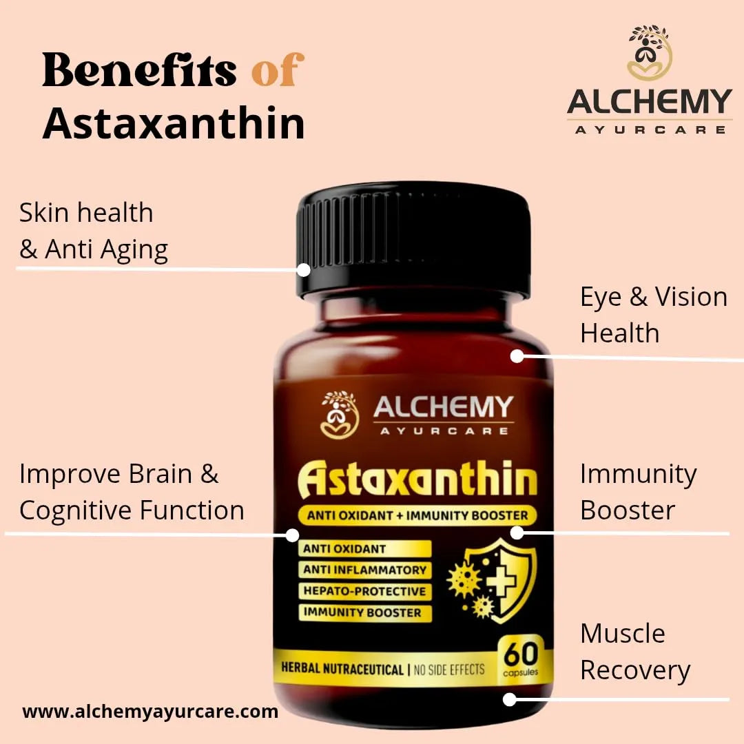 Astaxanthin Capsules | High Potency Antioxidant Support for Skin, Eyes & Immunity