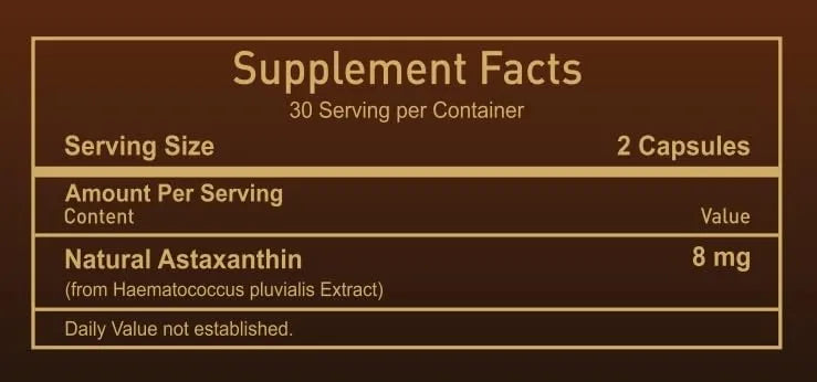 Astaxanthin Capsules | High Potency Antioxidant Support for Skin, Eyes & Immunity