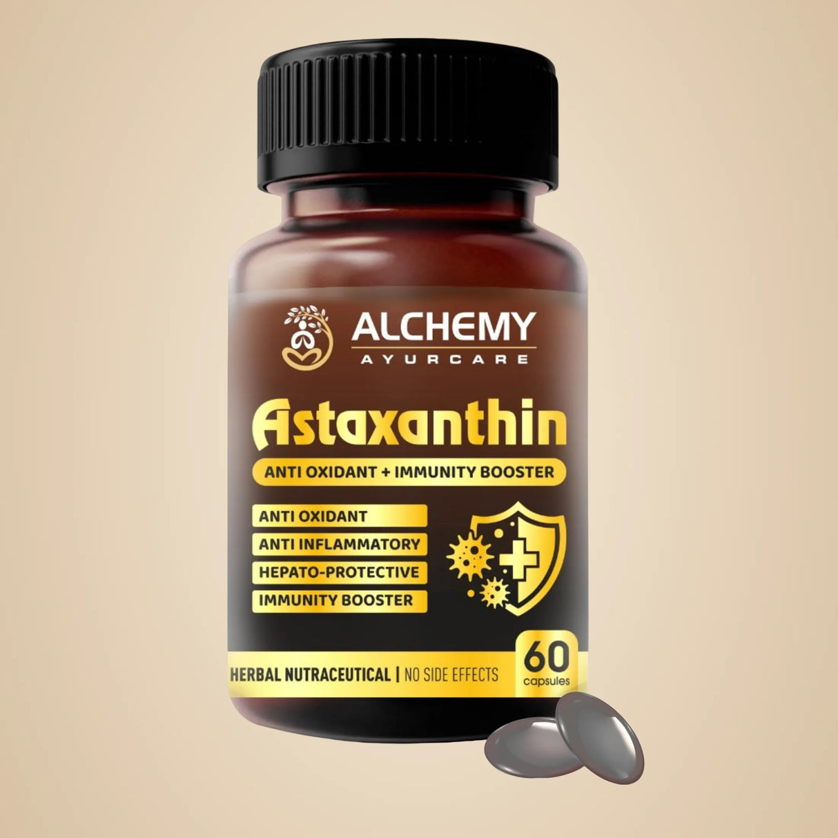 Astaxanthin Capsules | High Potency Antioxidant Support for Skin, Eyes & Immunity