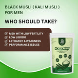 Pure Herb Premium Black Musli Powder | Strength & Vitality Support – 75g