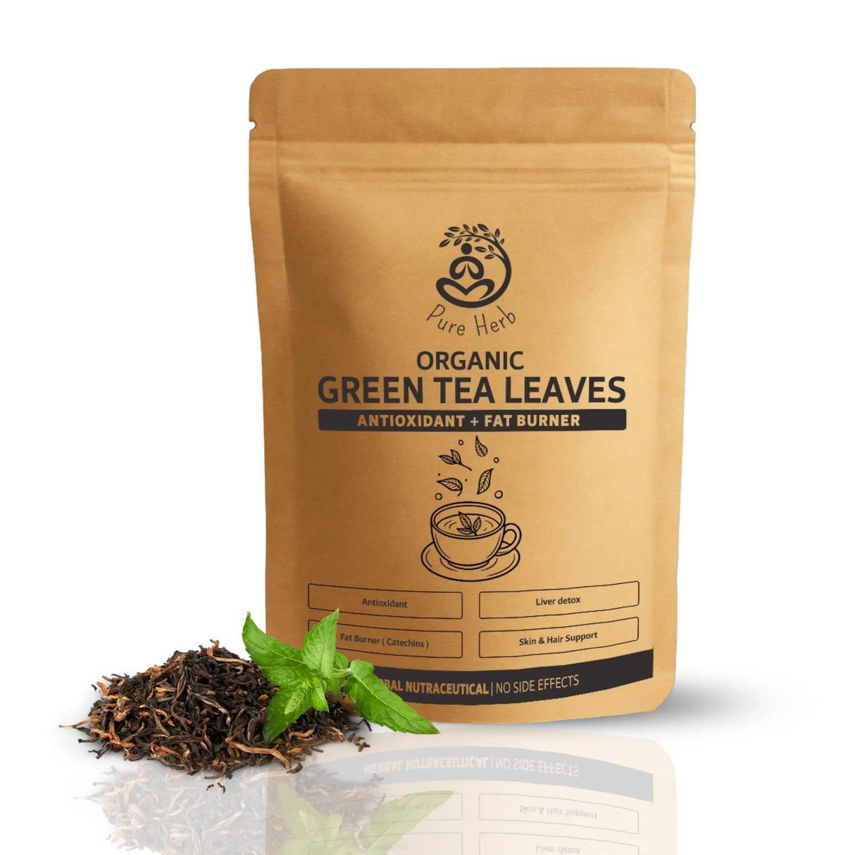 Pure Herb Organic Green Tea Leaves | Metabolism Support