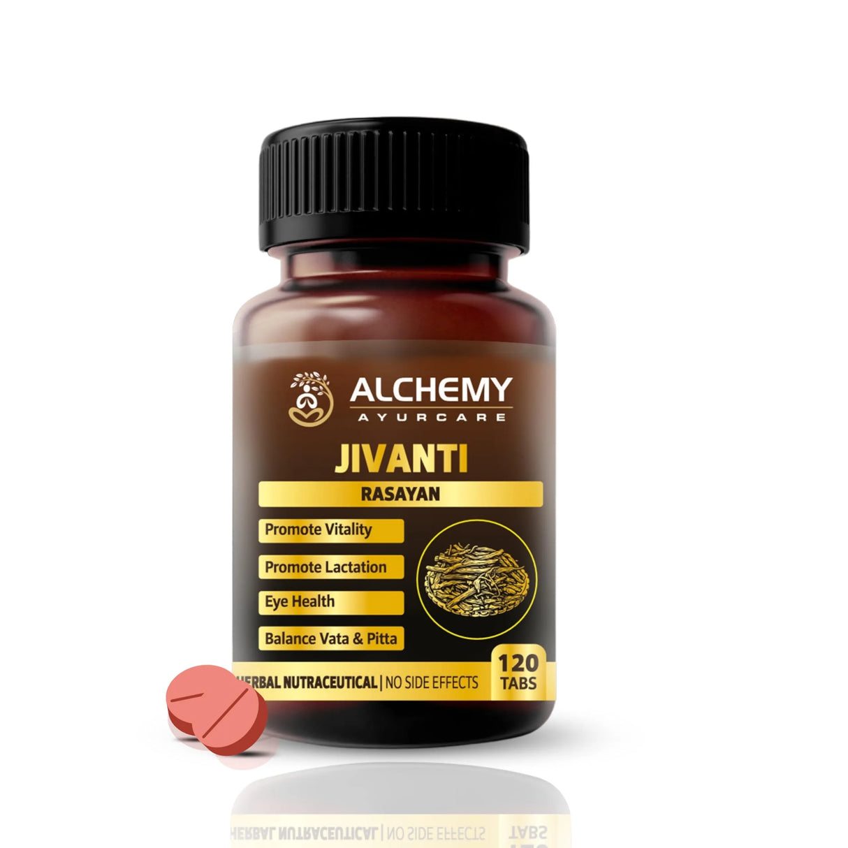Jivanti Tablets for Energy, Vitality & Wellness | Leptadenia Reticulata Extract | 120 Vegan Tablets