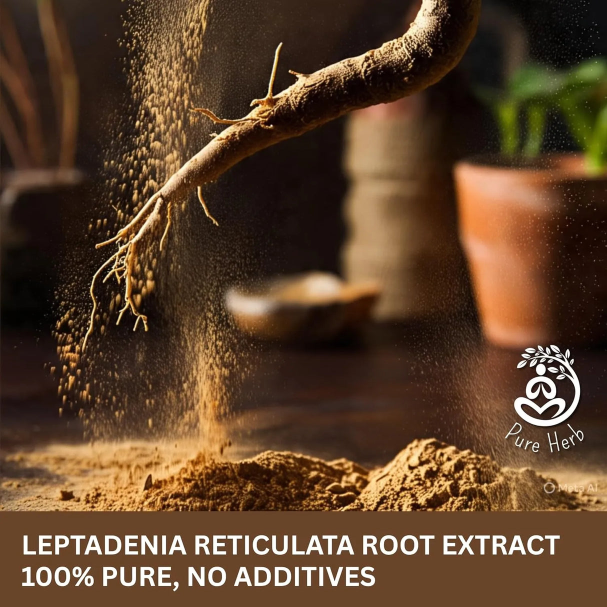 Jivanti Tablets for Energy, Vitality & Wellness | Leptadenia Reticulata Extract | 120 Vegan Tablets