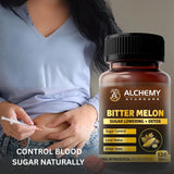 Bitter Melon Extract Tablets for Glucose & Metabolism Support | Karela Extract | 120 Vegan Tablets