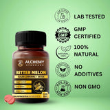 Bitter Melon Extract Tablets for Glucose & Metabolism Support | Karela Extract | 120 Vegan Tablets
