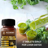 Bitter Melon Extract Tablets for Glucose & Metabolism Support | Karela Extract | 120 Vegan Tablets