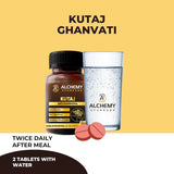Kutaj Extract Tablets for Digestive & Gut Wellness | Ayurvedic Herbal Support | 120 Vegan Tablets