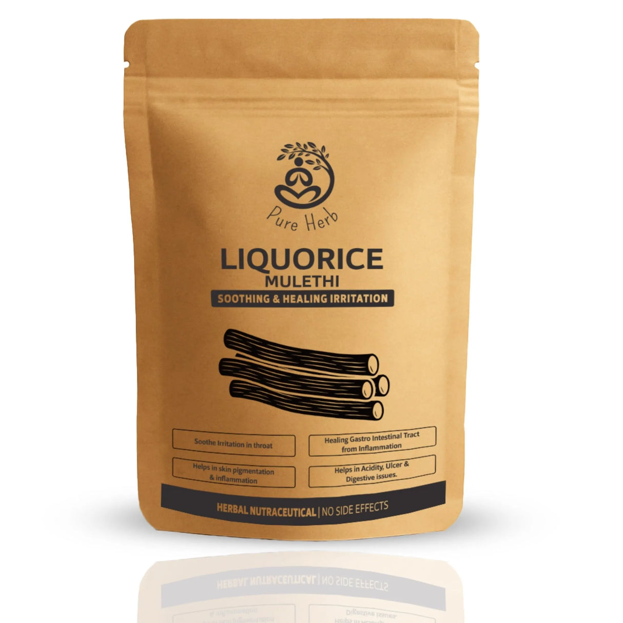 Pure Mulethi Powder for Throat, Digestion & Immunity Support | Natural Liquorice Powder | 150g