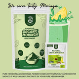 Organic Moringa Leaf Powder for Energy, Immunity & Wellness | 100% Pure Moringa Powder | 250g