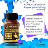 Blue Spirulina Phycocyanin Tablets | Liver Detox & Antioxidant Support