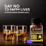 Blue Spirulina Phycocyanin Tablets | Liver Detox & Antioxidant Support