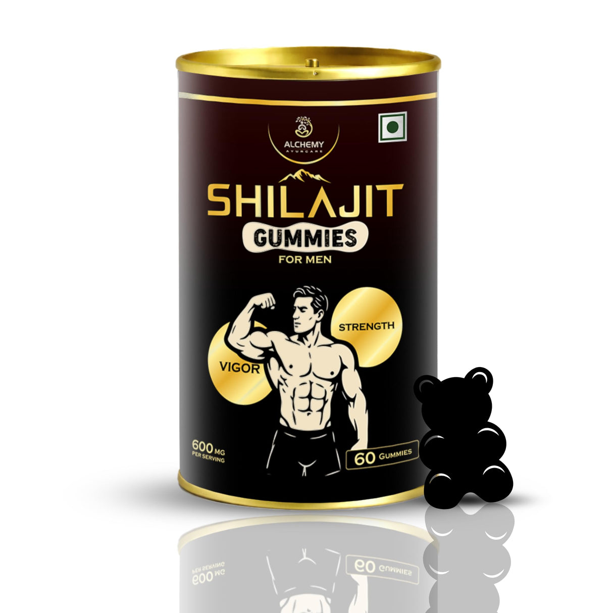 Himalayan Shilajit Gummies | Men’s Energy, Stamina & Vitality Support
