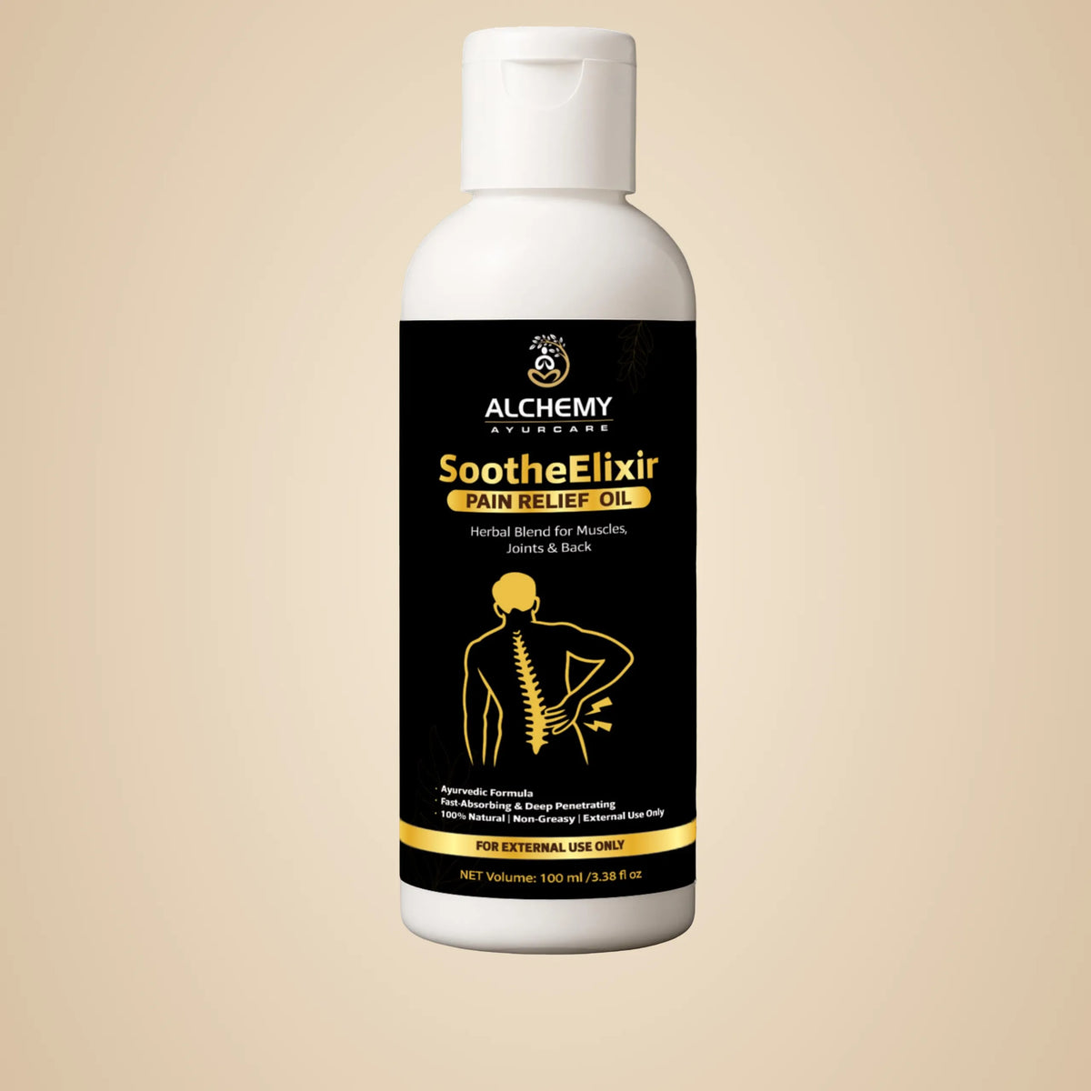 Soothe Elixir Pain Relief Oil | Joint & Muscle Massage Oil – 100ml