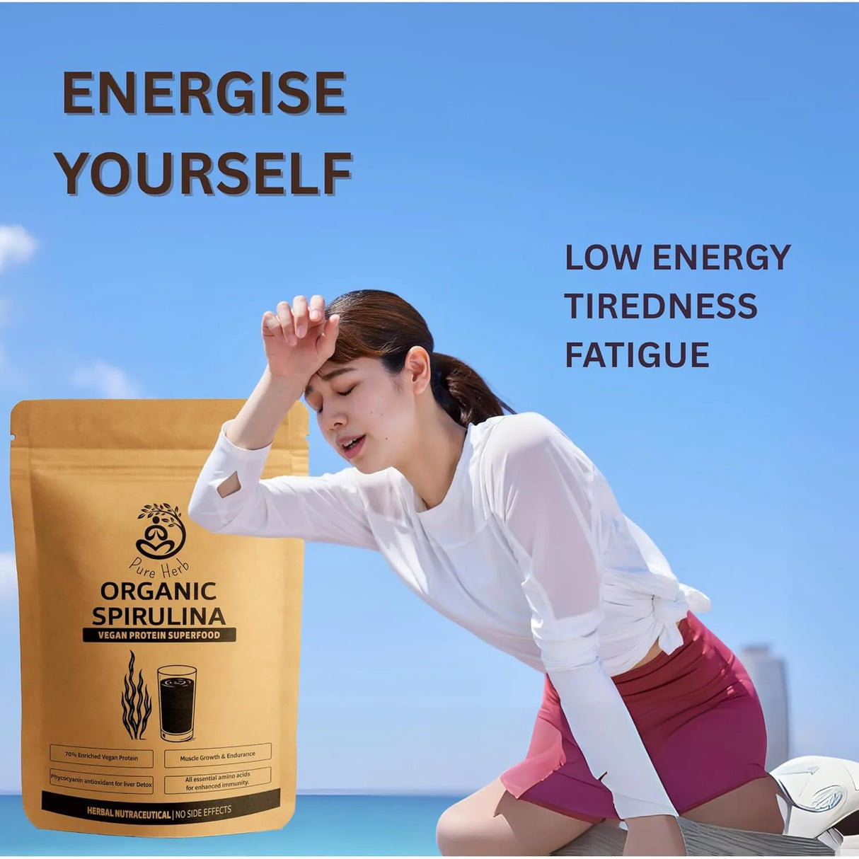 Organic Spirulina Powder | Vegan Superfood for Energy & Immunity