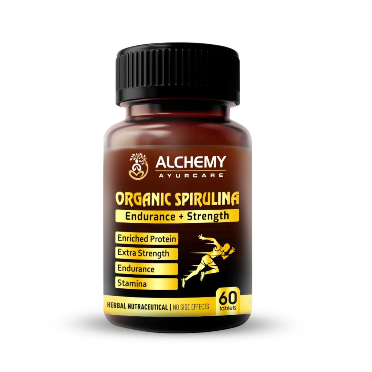 Organic Spirulina Tablets 500mg | Energy, Detox & Immunity Support – 60 Tablets