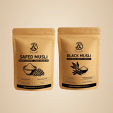 White Musli & Black Musli Powder Combo | Stamina & Vitality Support