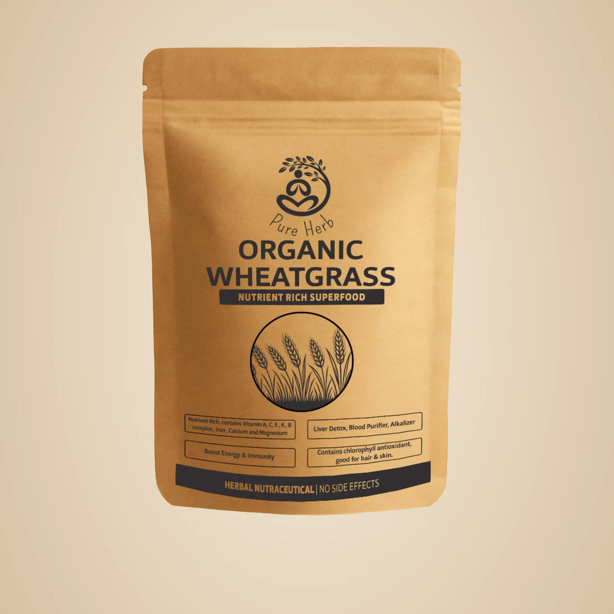 Organic Wheatgrass Powder | Natural Detoxifier & Energy Booster – 150g
